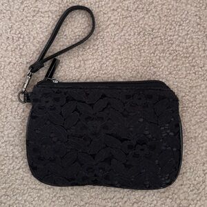 Black Lace Clutch / Wristlet